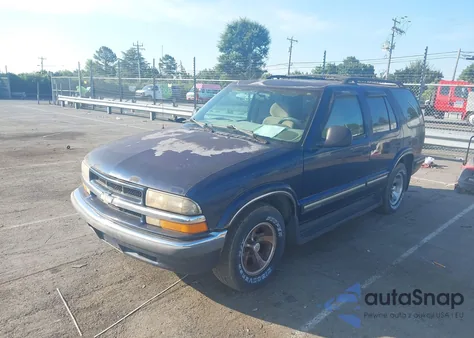 1998 Chevrolet Blazer Lt из США, поврежденный, VIN 1GNCS13W6W2265944
